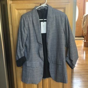 Plaid blazer